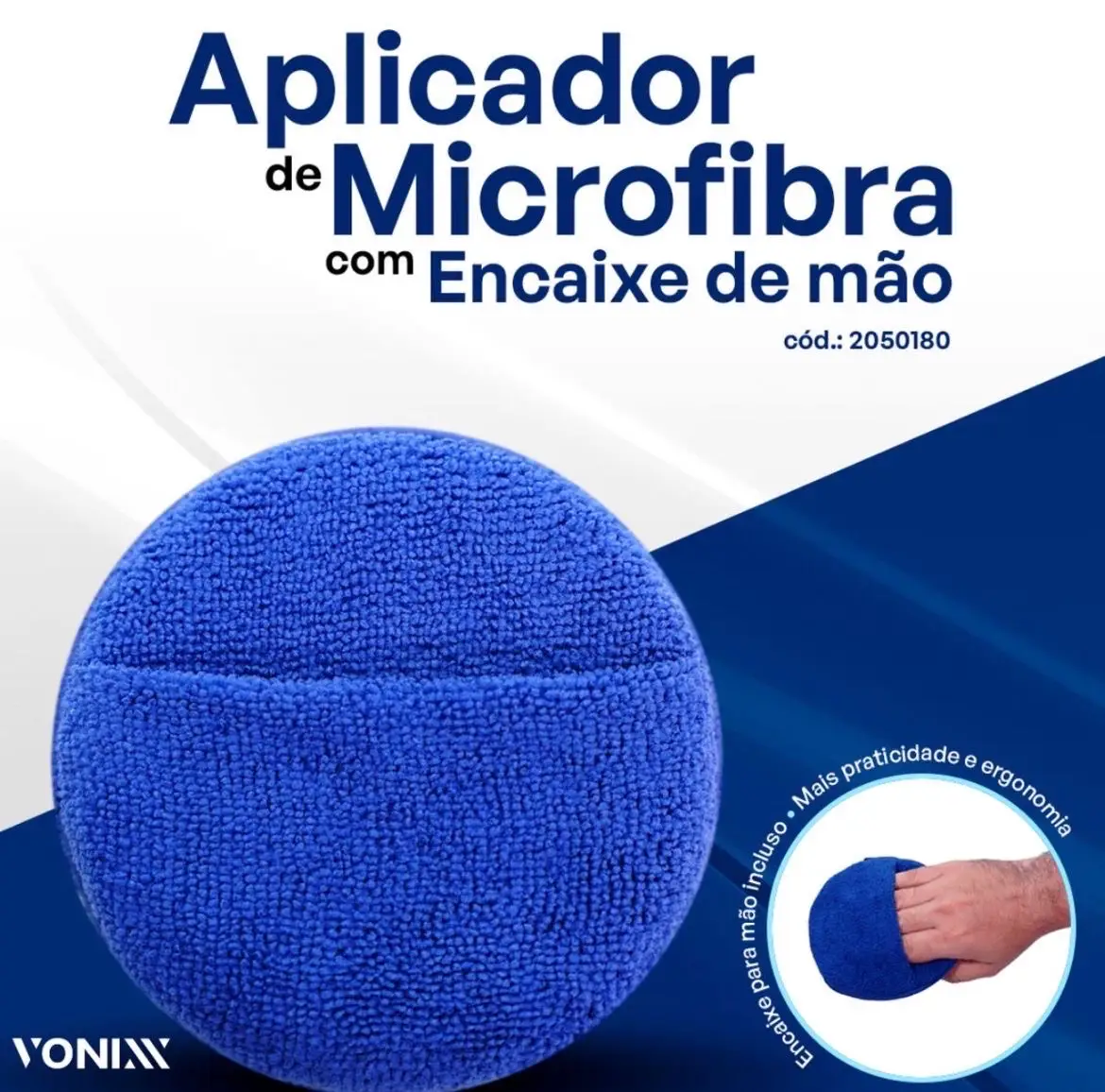 APLICADOR MICROFIBRA C/ ENCAIXE DE MÃO - ângulo secundário