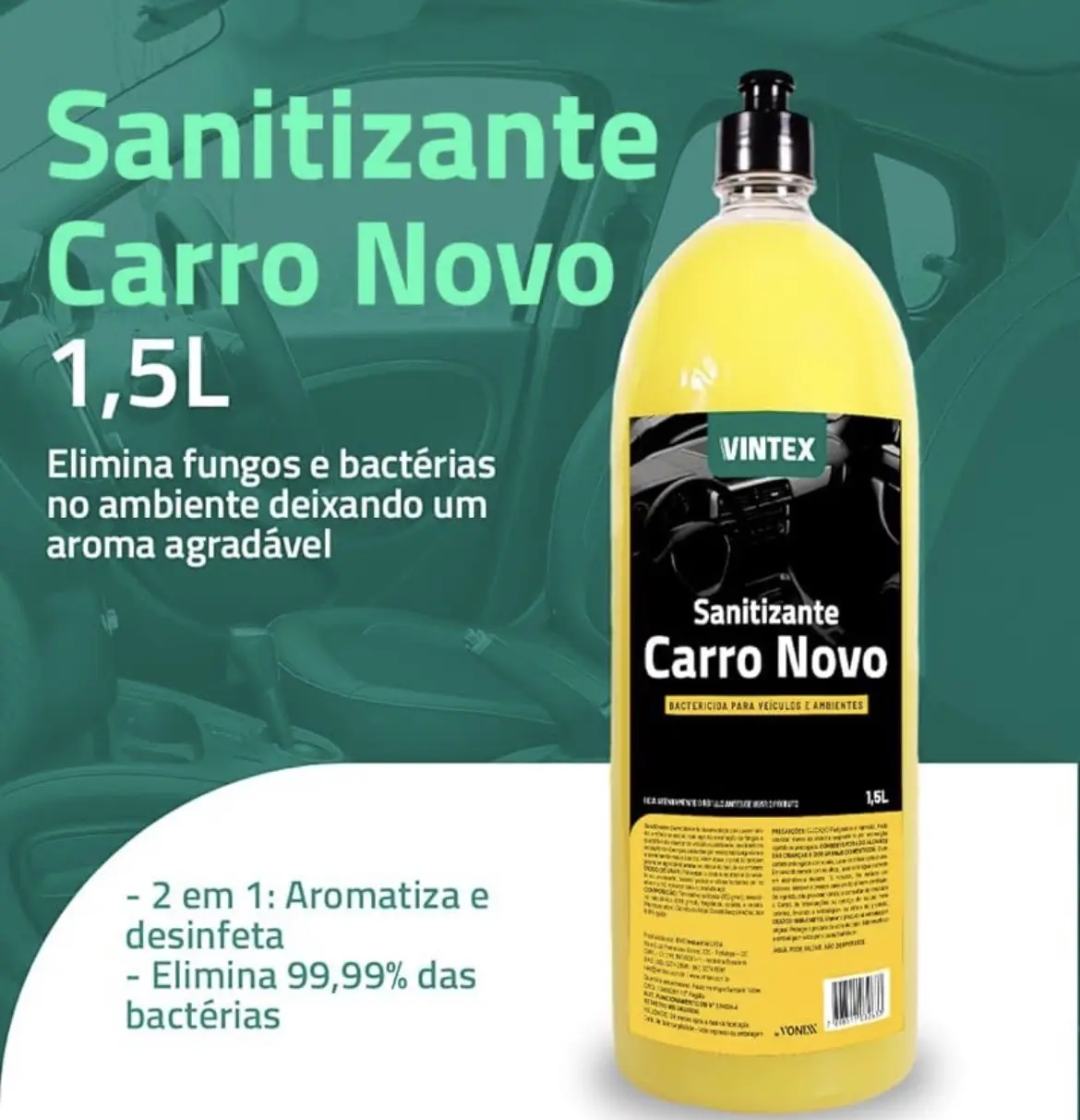 AROMA CARRO NOVO VINTEX 1.5L