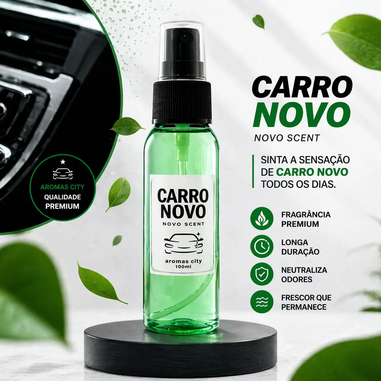 AROMINHA CARRO NOVO SCENT - ângulo secundário