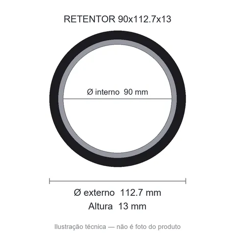 Retentor 90 mm x 112,7 mm x 13 mm SAV 90x112,7x13 B 01829