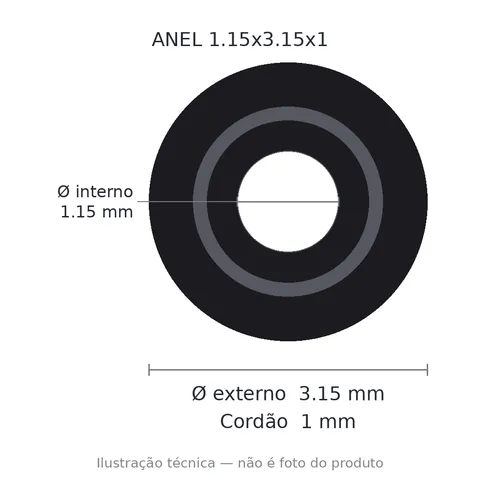 Anel 7950 1,15x3,15x1