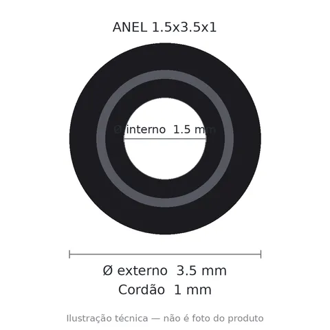 Anel 7581 1,5x3,5x1