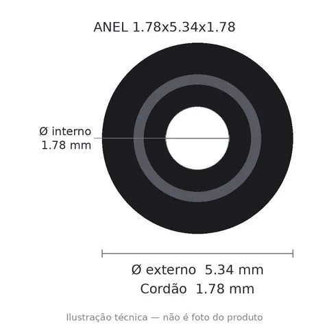 Anel 2004 1,78x1,78