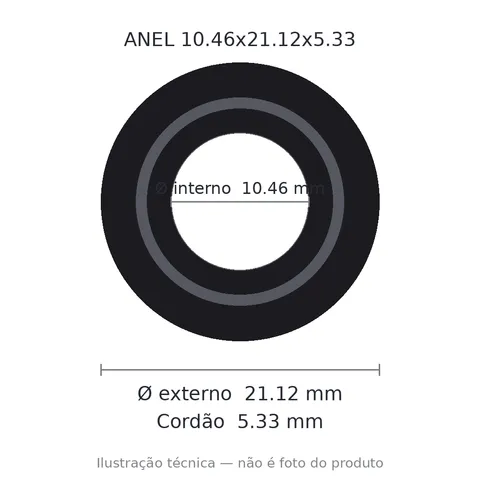 Anel 2309 10,46x21,12x5,33