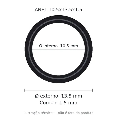Anel 7985 10,5x13,5x1,5