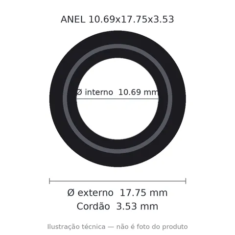 Anel 2205 10,69x17,75x3,53