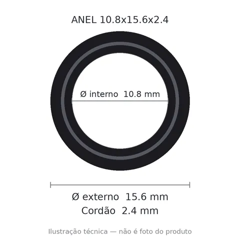Anel 7037 10,8x15,6x2,4