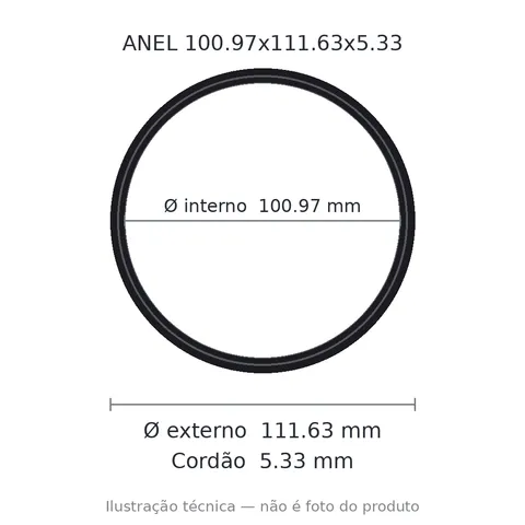 Anel 2345 100,97x111,63x5,33