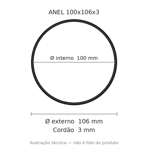 Anel 7192 100x106x3