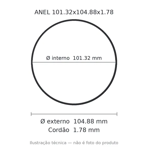 Anel 2045-101,32x104,88x1,78
