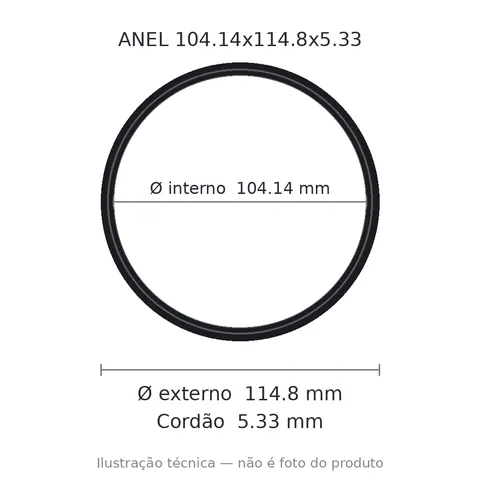 Anel 2346 104,14x114,8x5,33