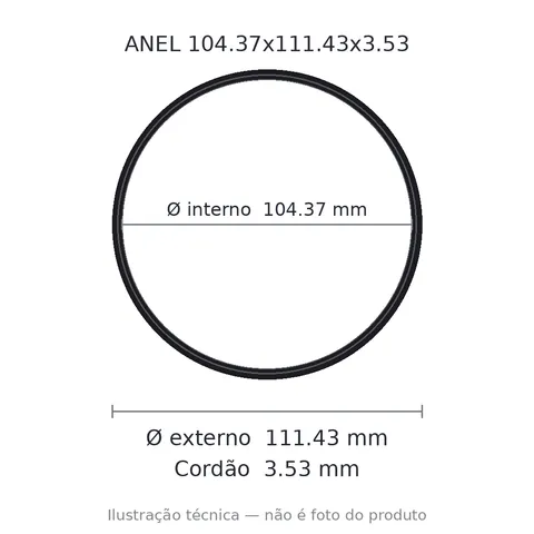 Anel 2243 104,37x111,43x3,53