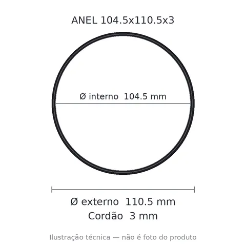 Anel 7397 104,5x110,5x3