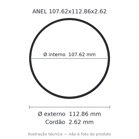 Anel 2156-107,62x112,86x2,62