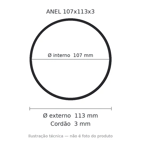 Anel 7622 107x113x3