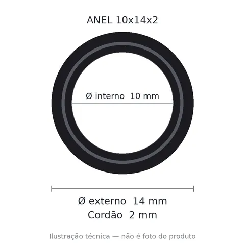 Anel 7236 10x14x2