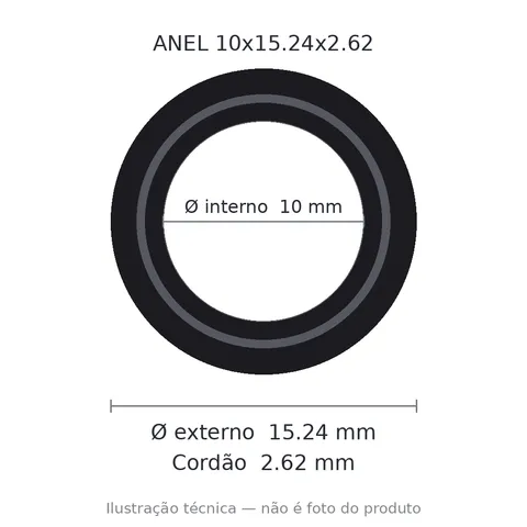 Anel 7401-10x15,24x2,62