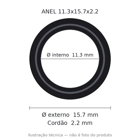 Anel 7426 11,3x15,7x2,2