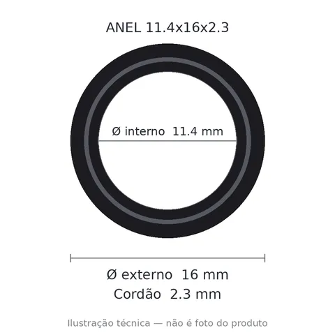 Anel 7496 11,4x16x2,3