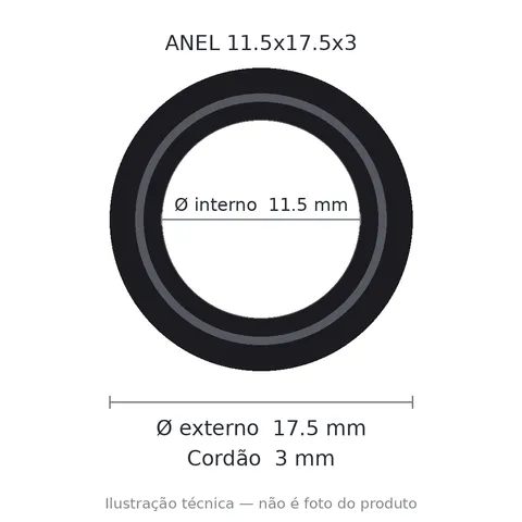Anel 7508 11,5x17,5x3