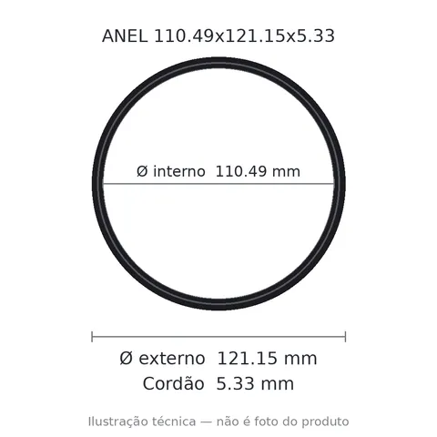 Anel 2348-110,49x121,15x5,33