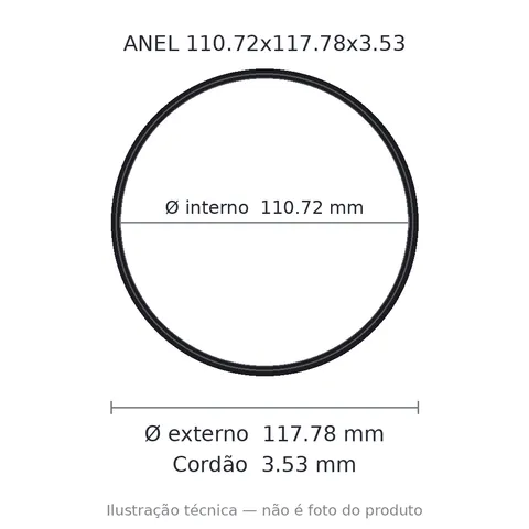 Anel 2245-110,72x117,78x3,53