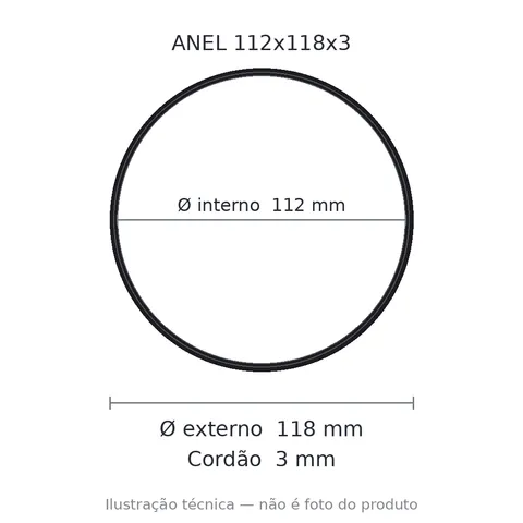 Anel 7309 112x118x3