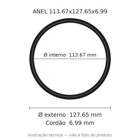 Anel 2425 113,67x127,65x6,99