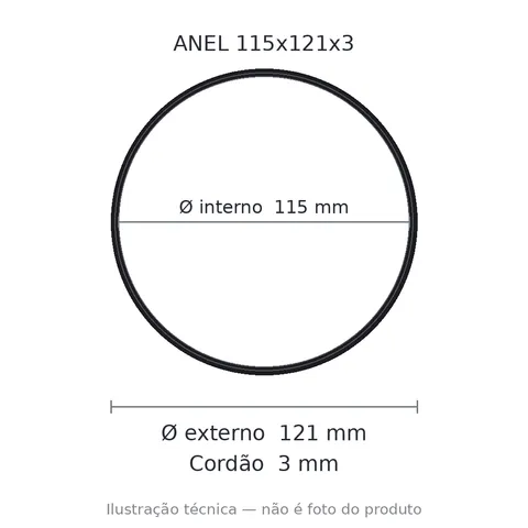 Anel 7578 115x121x3