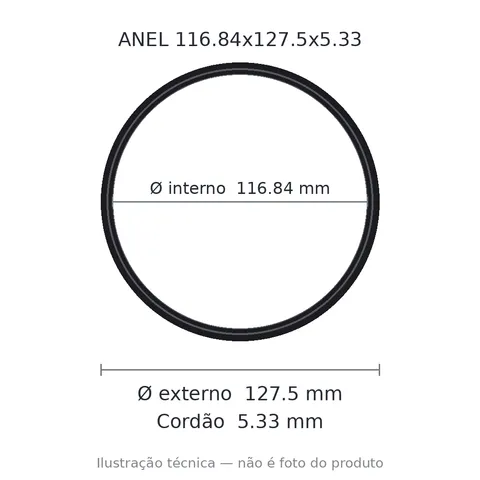 Anel 2350 116,84x127,5x5,33