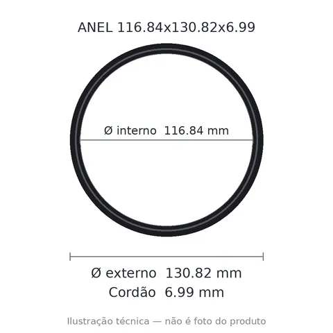 Anel 2426 116,84x130,82x6,99