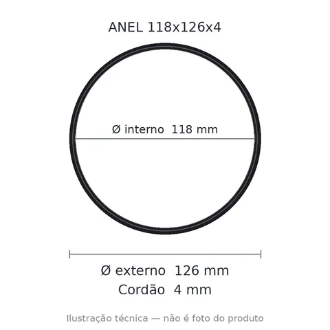 Anel 7413 118x126x4