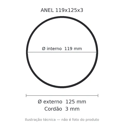 Anel 7501 119x125x3