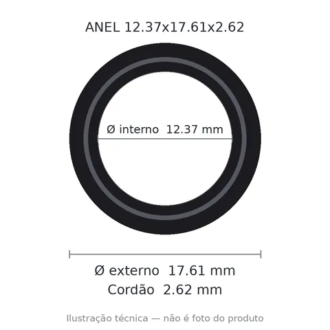 Anel 2112 12,37x17,61x2,62