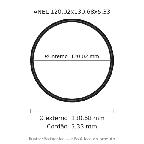 Anel 2351-120,02x130,68x5,33