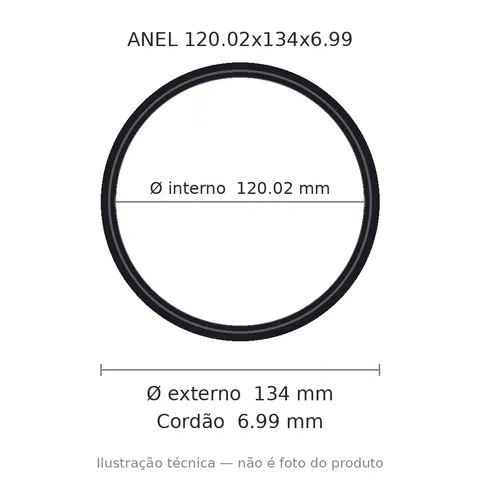 Anel 2427 120,02x134x6,99