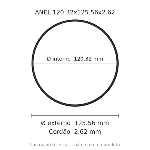 Anel 2158 120,32x125,56x2,62