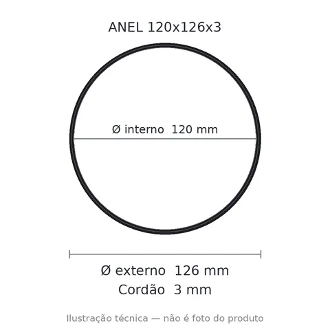 Anel 7046 120x126x3