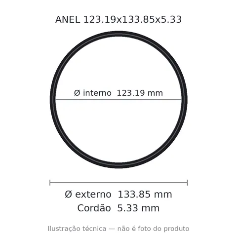 Anel 2352 123,19x133,85x5,33