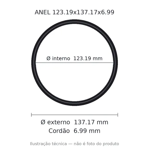 Anel 2428 123,19x137,17x6,99