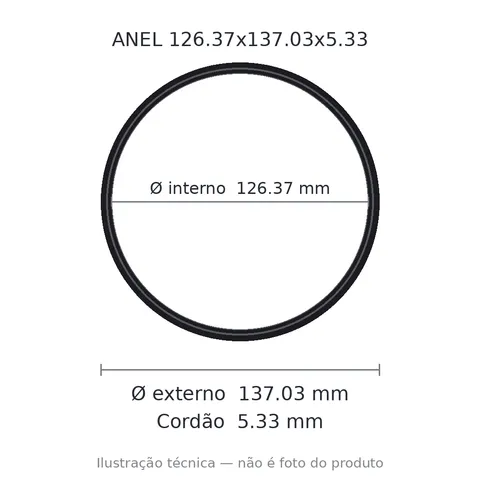Anel 2353 126,37x137,03x5,33