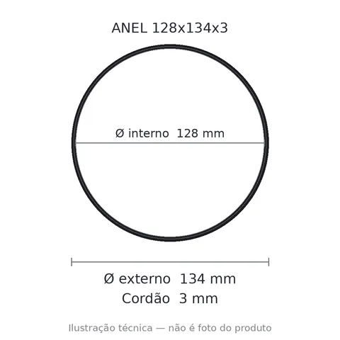 Anel 7467 128x134x3