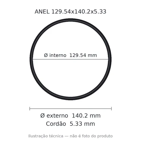 Anel 2354 129,54x140,2x5,33