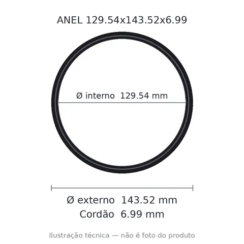 Anel 2430 129,54x143,52x6,99