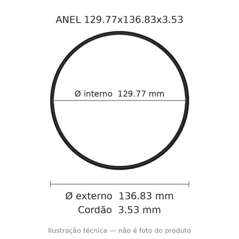 Anel 2251 129,77x136,83x3,53