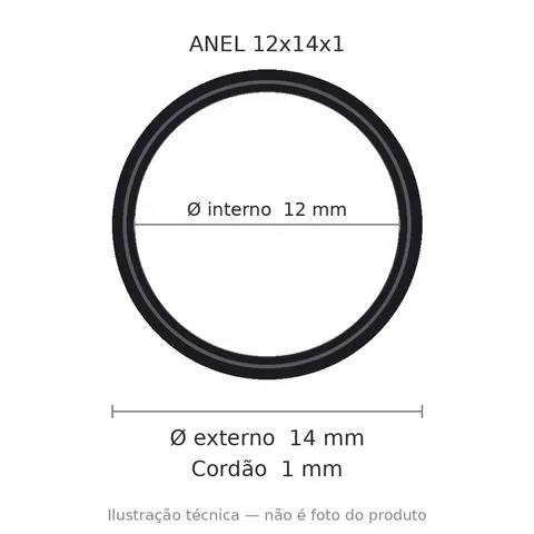 Anel 7398 12x14x1