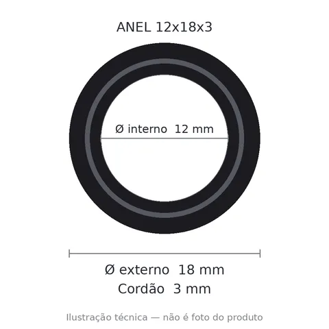 Anel 7054 12x18x3