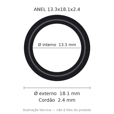 Anel 7570 13,3x18,1x2,4