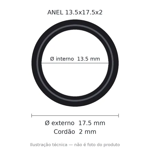 Anel 7898 13,5x17,5x2