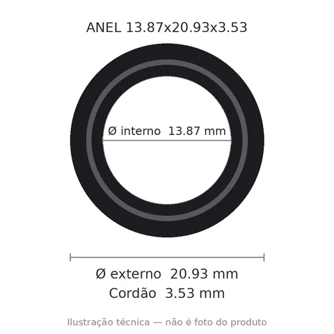 Anel 2207 13,87x20,93x3,53